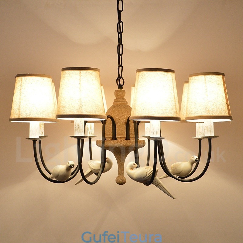 8 אור תליון כפרי לודג' וינטג'