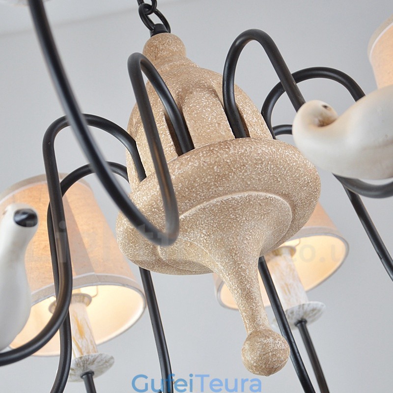 8 אור תליון כפרי לודג' וינטג'