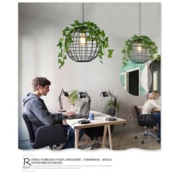 תאורת תליון גלובוס וינטג' מדינה