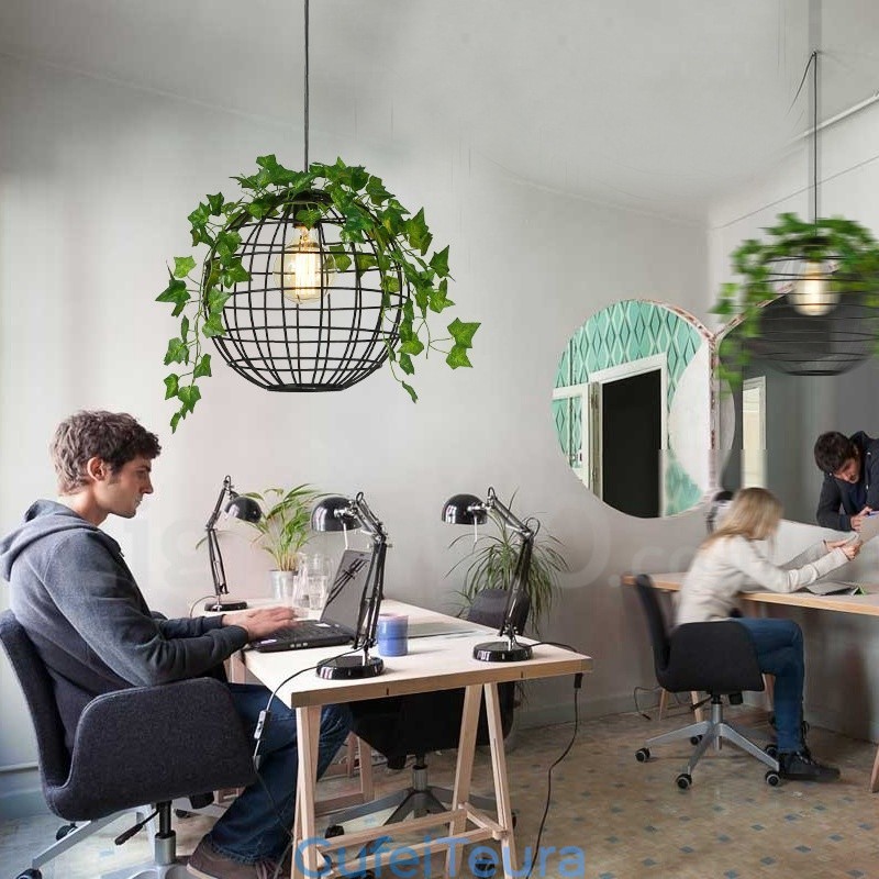 תאורת תליון גלובוס וינטג' מדינה