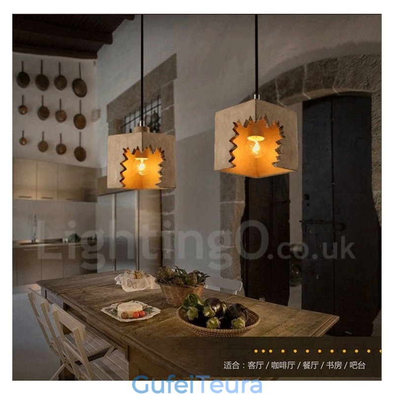 תאורת תליון בטון מודרנית מודרנית