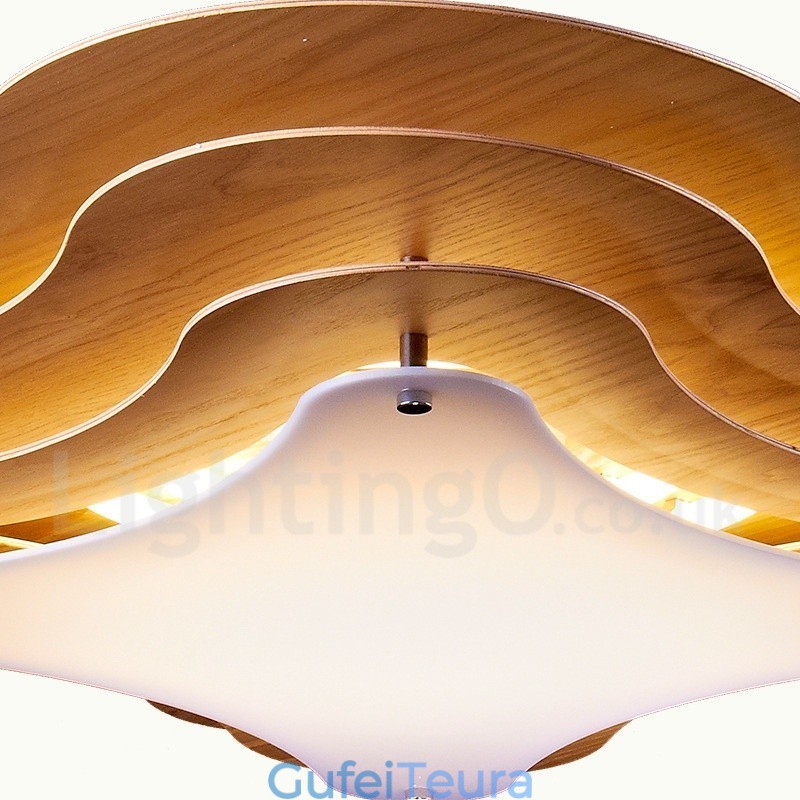 Light Flush Mount Wood