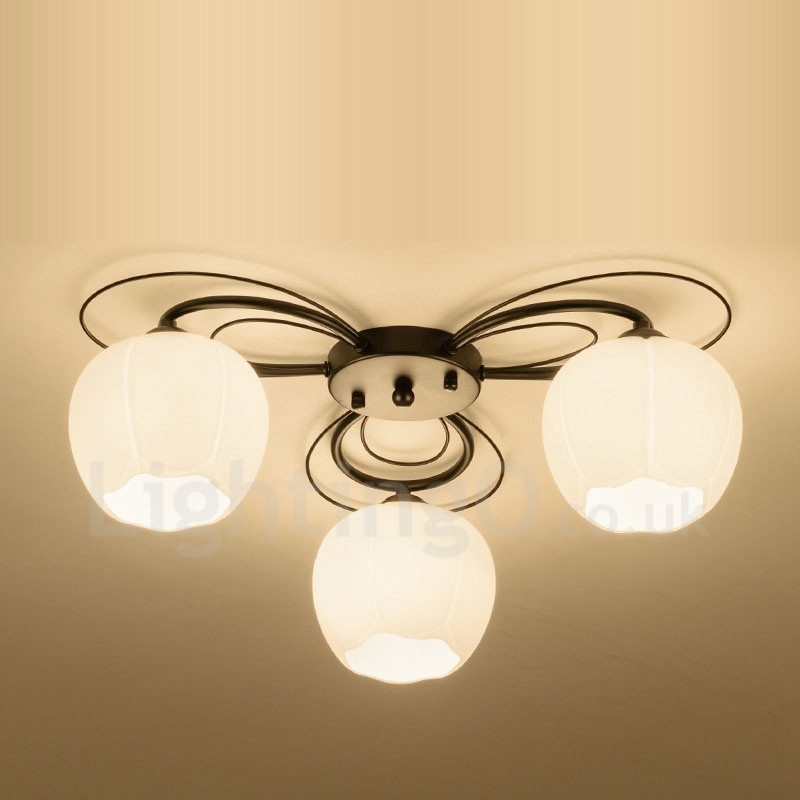 3 נברשת משולבת כפרית אור