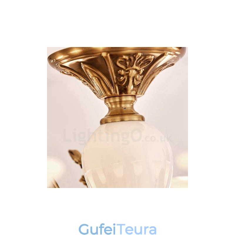 8 נברשת יוקרה מתכת קלאסית מסורתית קלה