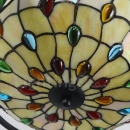 11 נברשת משולבת בסגנון ים תיכוני בהיר