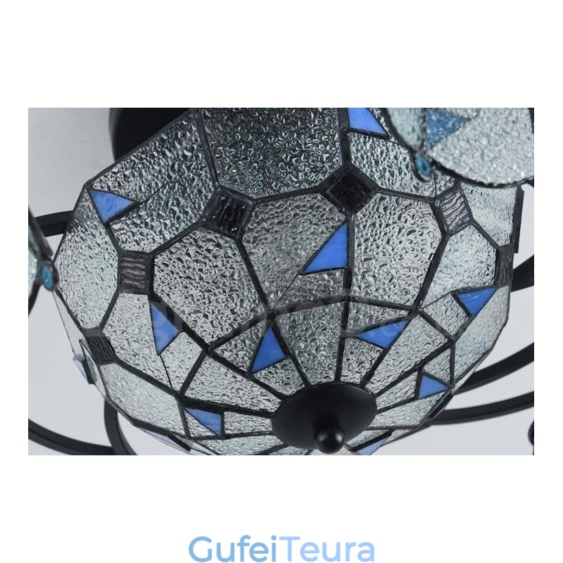 11 נברשת מתכת אמבטיה משולבת בסגנון ים תיכוני קל