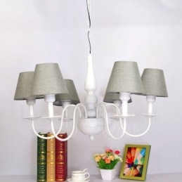 נברשת מתכת משולבת קלאסית מסורתית