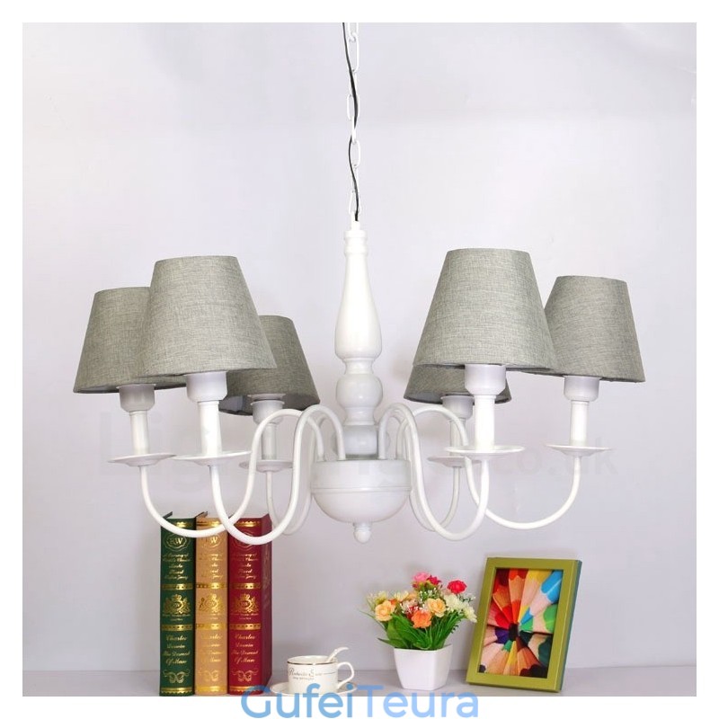 נברשת מתכת משולבת קלאסית מסורתית