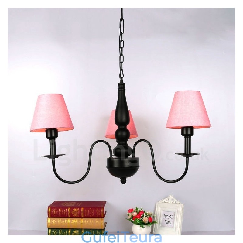 3 נברשת מתכת משולבת קלאסית מסורתית קלה