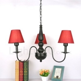 3 נברשת מתכת משולבת קלאסית מסורתית קלה