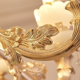 15 נברשת מתכת משולבת קלאסית מסורתית קלה