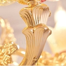 6 נברשת מתכת משולבת קלאסית מסורתית קלה