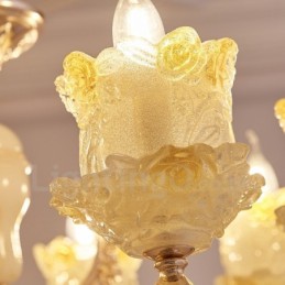 15 נברשת מתכת משולבת קלאסית מסורתית קלה