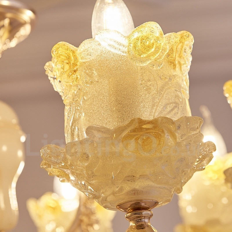 15 נברשת מתכת משולבת קלאסית מסורתית קלה