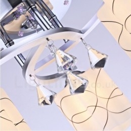 3 נברשת משולבת מודרנית ועכשווית קלה