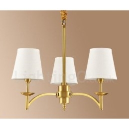 3 אור כפרי לודג' משולבת מתכת נחושת נברשת