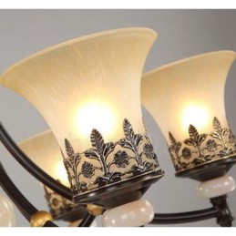 3 נברשת מתכת משולבת קלאסית מסורתית קלה