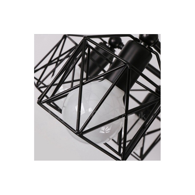 8 נברשת משולבת כפרית אור