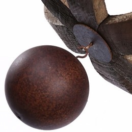 תליון עץ וינטג' אמריקאי כפרי Winerel נברשת מנורת מגורים ומנורה