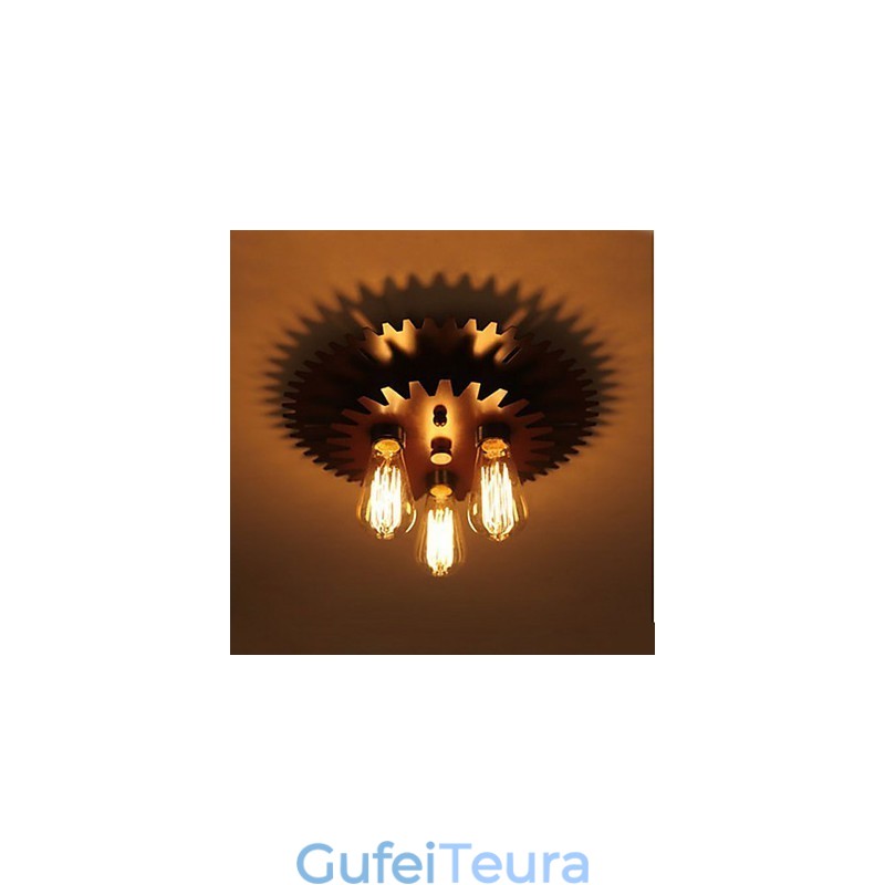 מנורות תקרה בצורת שחור מנורות מנורת קיר מכונות פשוטות