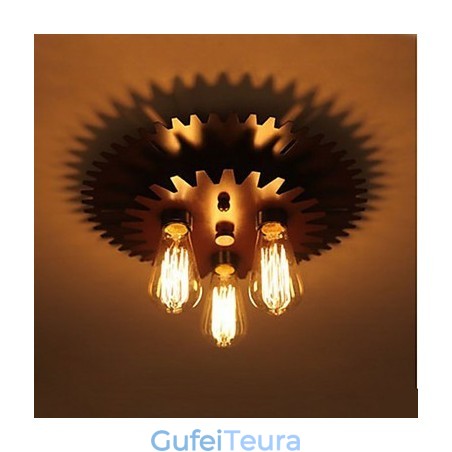 מנורות תקרה בצורת שחור מנורות מנורת קיר מכונות פשוטות