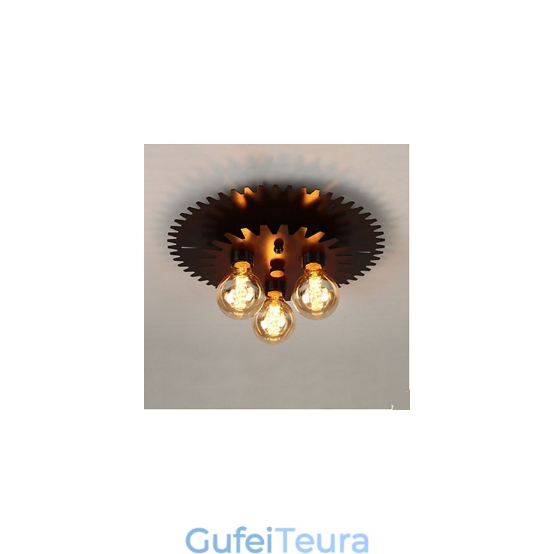 מנורות תקרה בצורת שחור מנורות מנורת קיר מכונות פשוטות