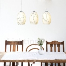 3 אור תליון מתכת מודרני עכשווי משולב