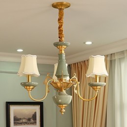 כל נברשת נחושת ירקן דקורטיבית נברשת OP0