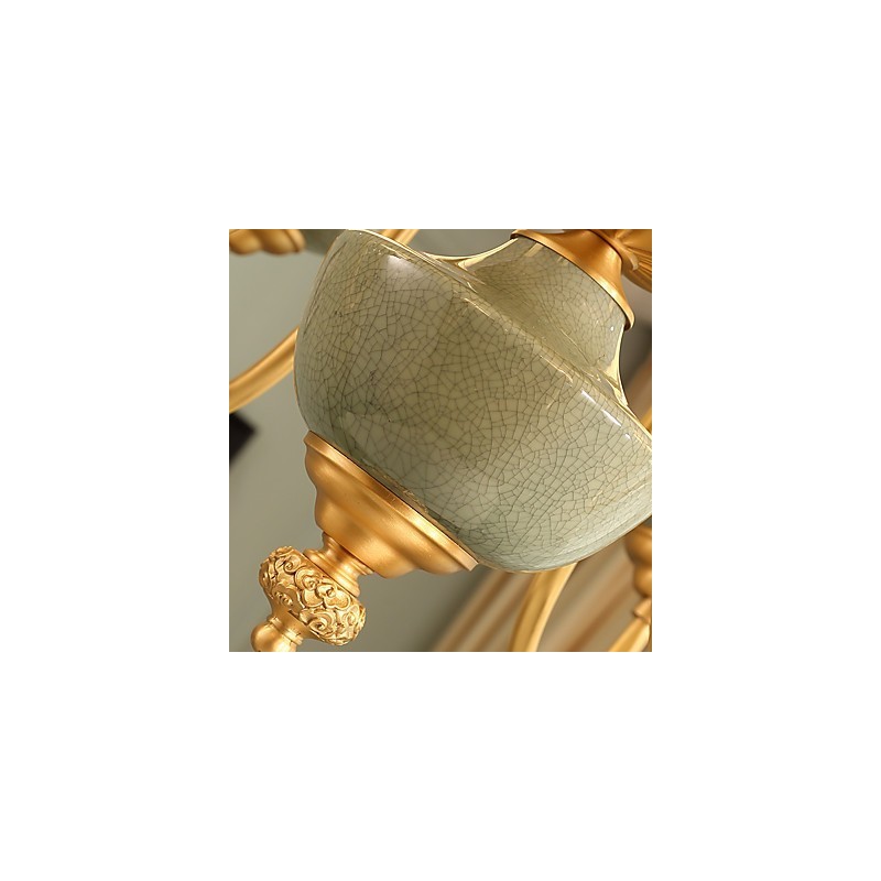 כל נברשת נחושת ירקן דקורטיבית נברשת OP0