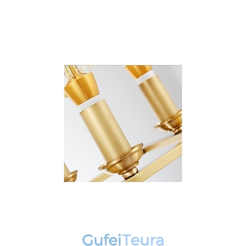 תכונת פליז מודרנית עכשווית עבור מעצבים נברשת מתכת