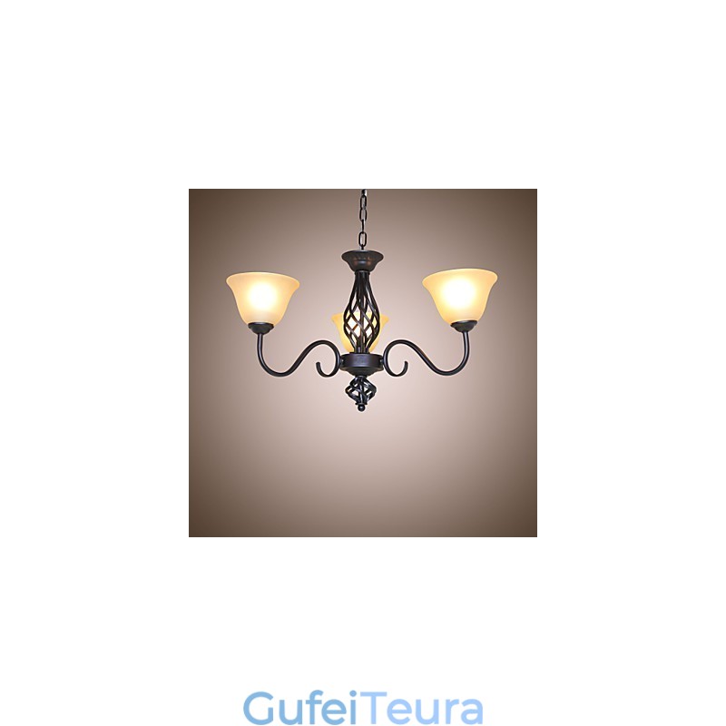 מסורתי קלאסי כפרי לודג' וינטג' רטרו מדינה אחרים תכונה עבור מעצבים בסגנון מיני נברשת מתכת