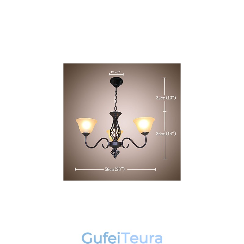 מסורתי קלאסי כפרי לודג' וינטג' רטרו מדינה אחרים תכונה עבור מעצבים בסגנון מיני נברשת מתכת