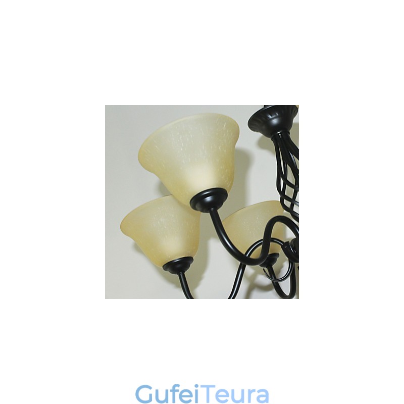 מסורתי קלאסי כפרי לודג' וינטג' רטרו מדינה אחרים תכונה עבור מעצבים בסגנון מיני נברשת מתכת