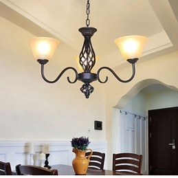 מסורתי קלאסי כפרי לודג' וינטג' רטרו מדינה אחרים תכונה עבור מעצבים בסגנון מיני נברשת מתכת