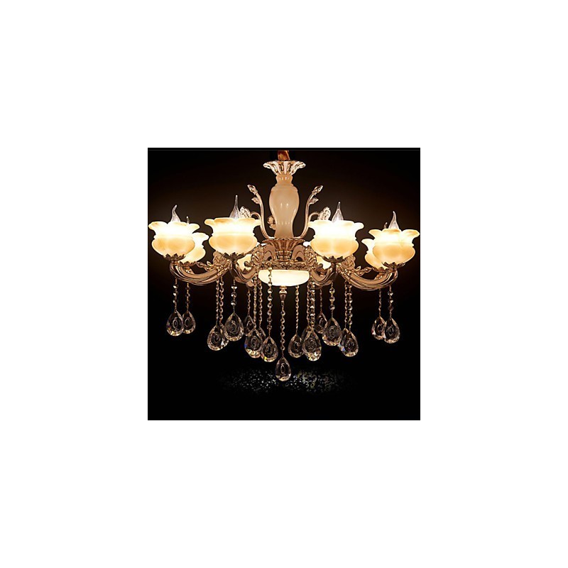 מנורת תליון קריסטל ג'ייד