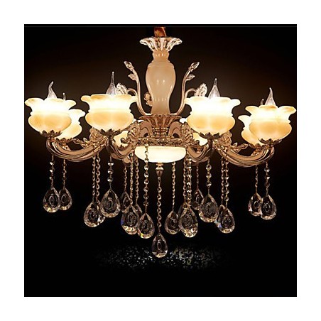 מנורת תליון קריסטל ג'ייד