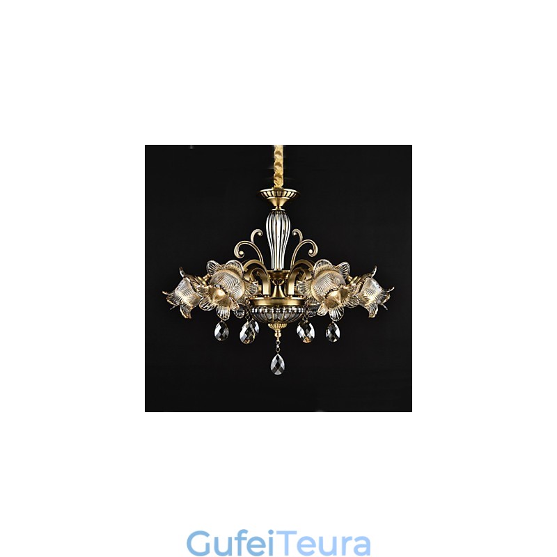 כפרי לודג' תכונת ציור למעצבים מתכת חנויות מקורה 2 נורות נברשת