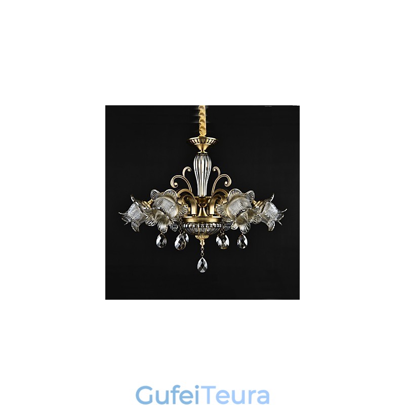 כפרי לודג' תכונת ציור למעצבים מתכת חנויות מקורה 2 נורות נברשת