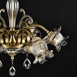 כפרי לודג' תכונת ציור למעצבים מתכת חנויות מקורה 2 נורות נברשת