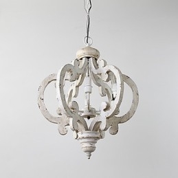 ציור וינטג' תכונת מיני עץ נברשת במבוק מנורת מנורת תליון לקשט