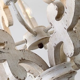 ציור וינטג' תכונת מיני עץ נברשת במבוק מנורת מנורת תליון לקשט