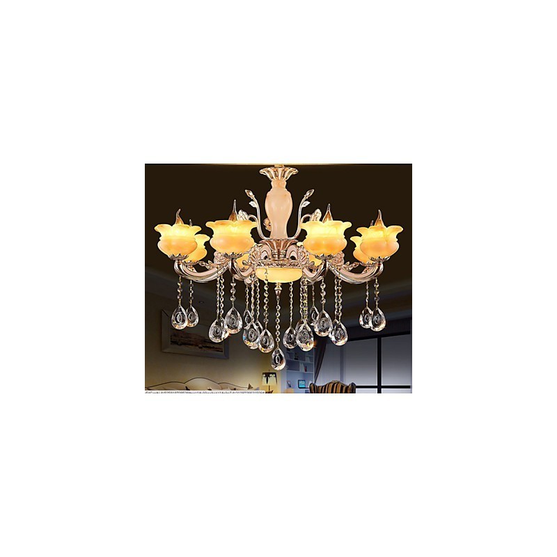 מנורת תליון קריסטל ג'ייד