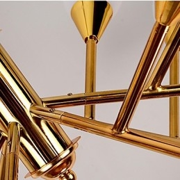 Nordic Simple Atmospheric Pastoral Chandelier מנורת נברשת לובי יצירתי