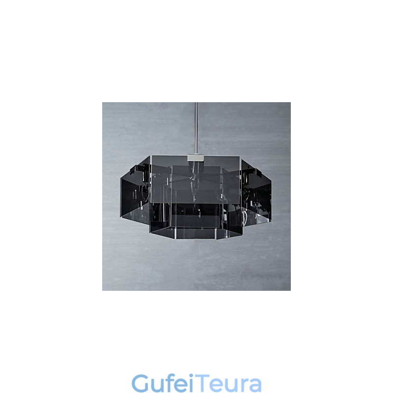 תכונת ציור לודג' כפרי למעצבים נברשת מתכת מקורה 6 נורות