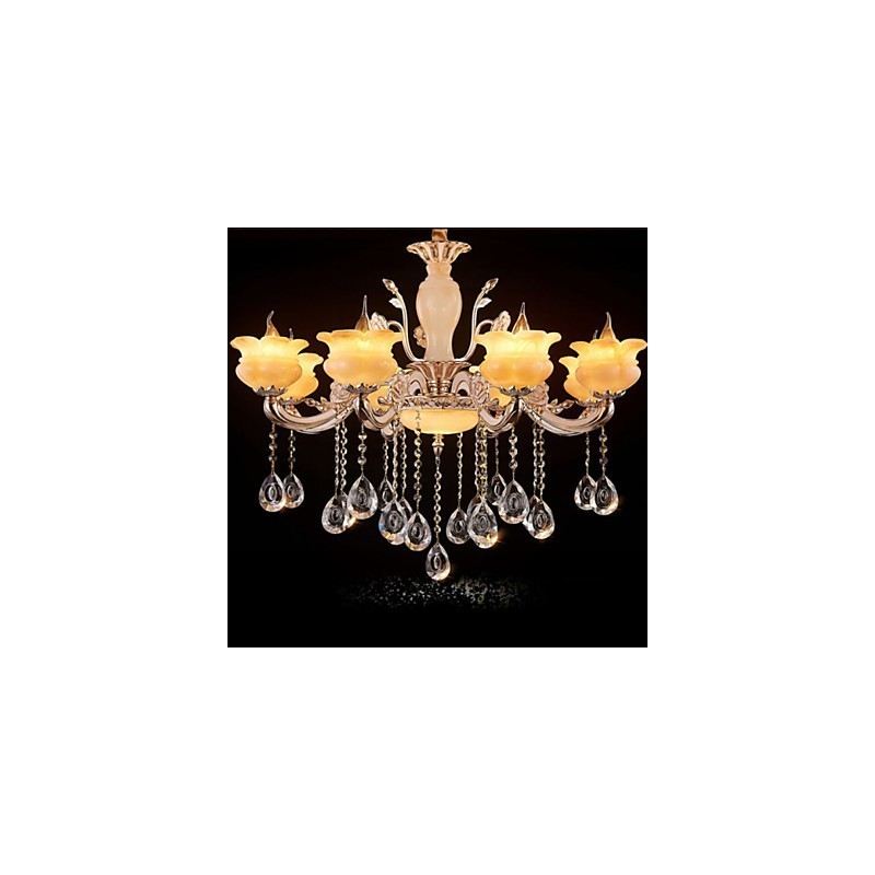 מנורת תליון קריסטל ג'ייד