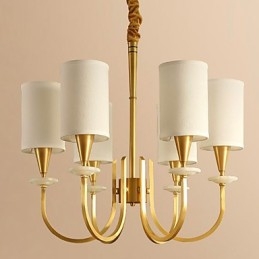 כל נברשת נחושת ירקן דקורטיבית