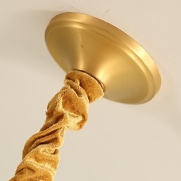 כל נברשת נחושת ירקן דקורטיבית