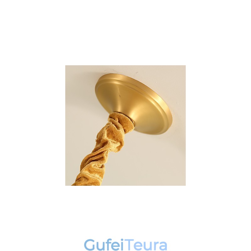 כל נברשת נחושת ירקן דקורטיבית