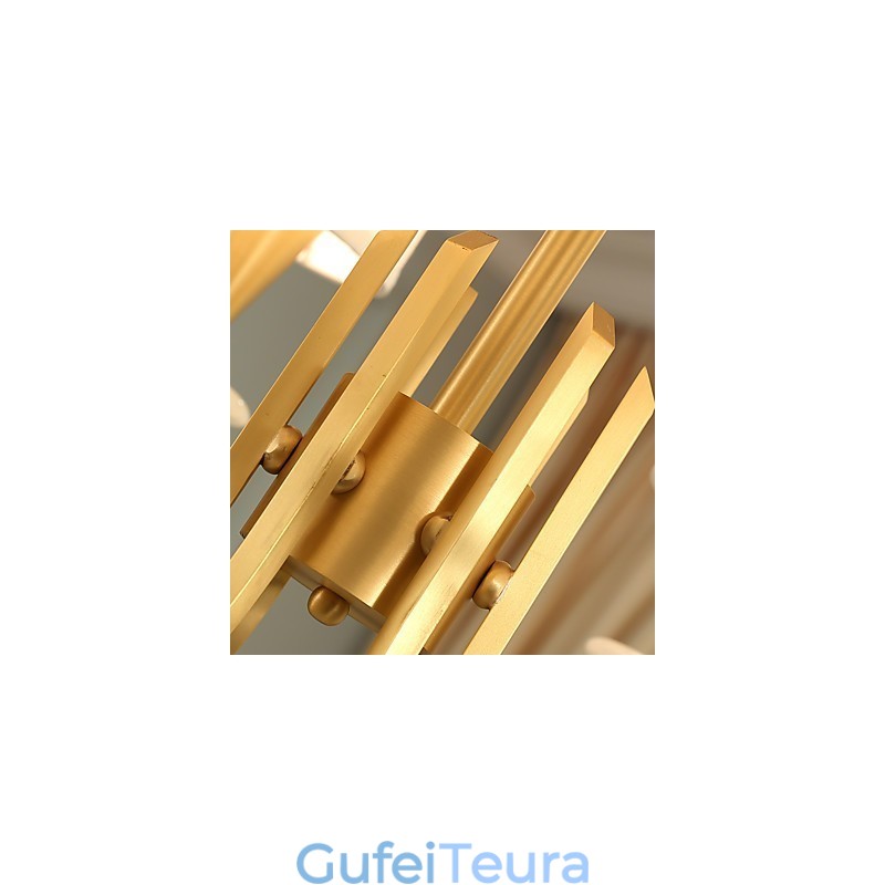 כל נברשת נחושת ירקן דקורטיבית