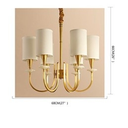 כל נברשת נחושת ירקן דקורטיבית